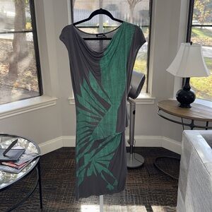Bench Women's Cowl Neck Ruched Bodycon dress Size L